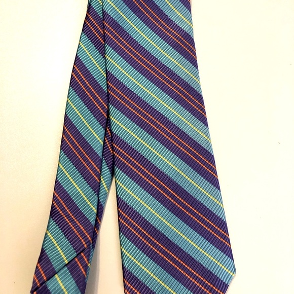 Robert Talbott Tie- Stripes - Picture 1 of 8